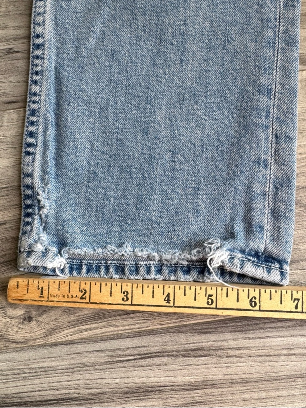 Mother Superior Tomcat Ankle Quite Contrary Wash Distressed Jeans sz 26 - Picture 5 of 11